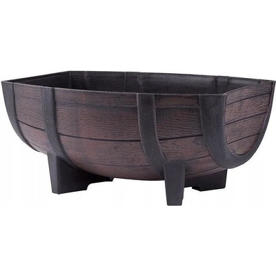 Strend Kvetináč plast hnedý Pro 40 x 30 x 18 cm