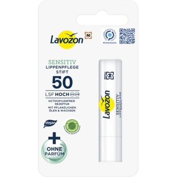 Lavozon Sensitiv Балсам за устни SPF 50 - 4, 80 г
