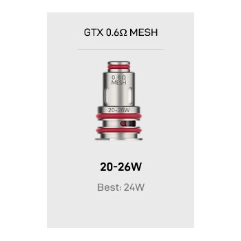 Vaporesso GTX 0,6ohm Mesh žhavica hlava