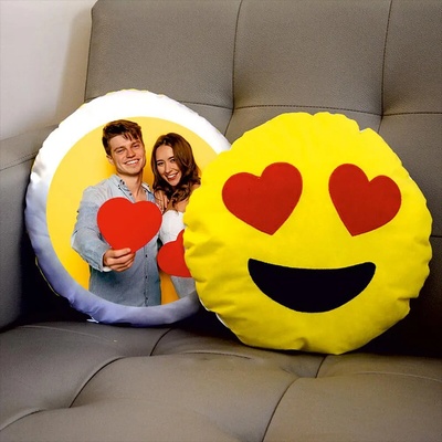 Възглавница емотикона с Ваша снимка