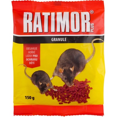 Unichem Ratimor Plus Granule jed na hlodavce myši a potkany 150 g 1381