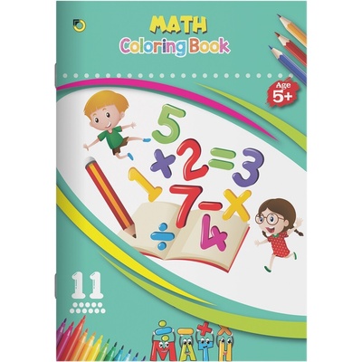 Optimum omaľovánka B5 16l Matematika 18127