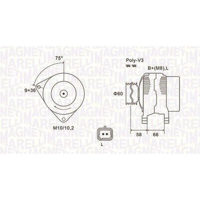 Generátor MAGNETI MARELLI 063731637010