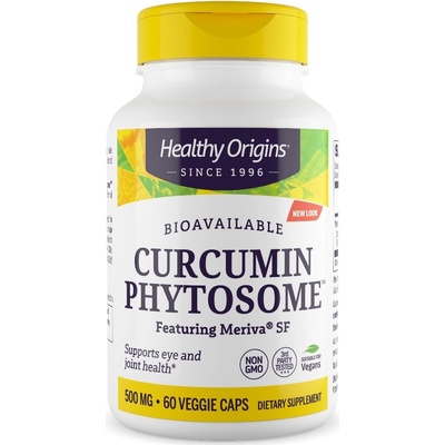 Healthy Origins Curcumin Phytosome 500 mg 60 rostlinných kapslí