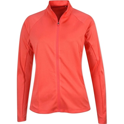 Puma dámská golfová mikina Rotation Quarter Zip oranžová