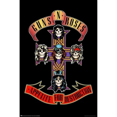 Grupo Erik Plakát, Obraz - Guns'n'Roses - Appetite, 61 × 91.5 cm