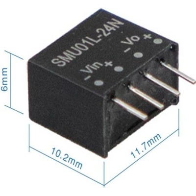 Mean Well SMU01L-05N Měnič DC/DC modulový 1W 5V
