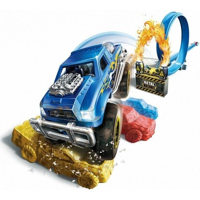 Hot Wheels Set Split Speeders dráha s pilou a autem