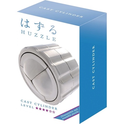 Hanayama Метален логически пъзел Hanayama - Cast Puzzle Cylinder Huzzle (515058)