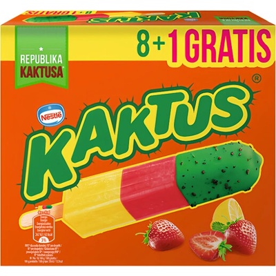 Nestlé Kaktus strawberry nanuk 9 x 45 ml