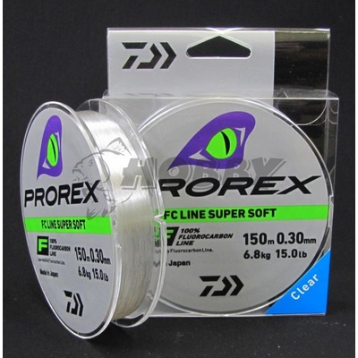 Daiwa Prorex Fluorocarbon Super Soft 150 m 0,33 mm 7,4 kg
