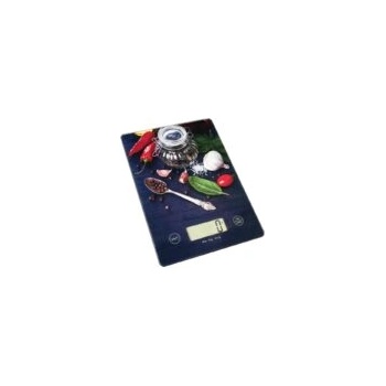 Oliver Voltz Кухненска везна Oliver Voltz OV51651KD Peppers, 5 кг, ТАРА, Стъклена, Чушки, Черен (5R1651KDCP)