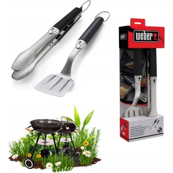 Weber Precision Grilovací kleště a obracečka nerez 6763