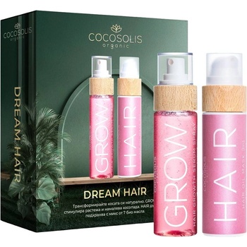 Cocosolis Комплект Dream Hair - Спрей серум и Масло маска, 100 + 110 ml