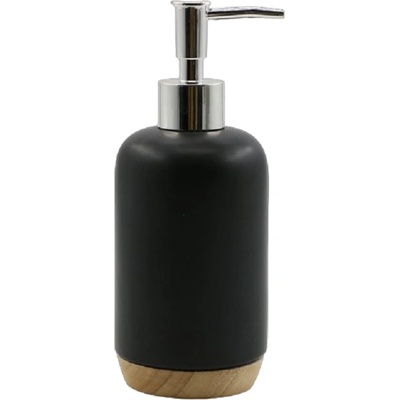 Inter Ceramic Дозатор за течен сапун Inter Ceramic - Сидни, 7.6 x 19 cm, черен (55163)