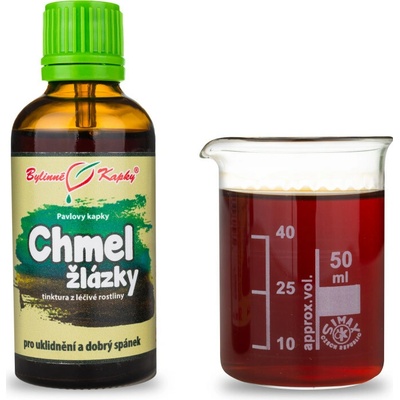 Chmeľ obyčajný žlázky kvapky tinktúra 50 ml