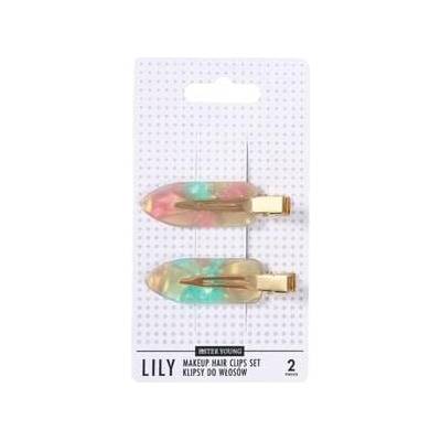 Sister Young LILY PINK GREEN Sponky do vlasů Ženy 2 ks