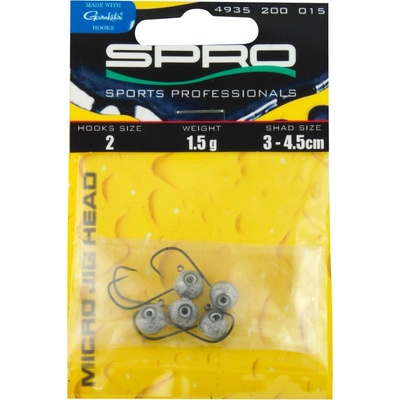 Gamakatsu-Spro Micro Jighead Jig 29 vel.2 2g 5 ks