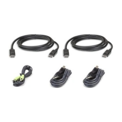 ATEN 2l-7d03udpx5 кабел за клавиатура, видео и мишка (kvm) Черен 3 м