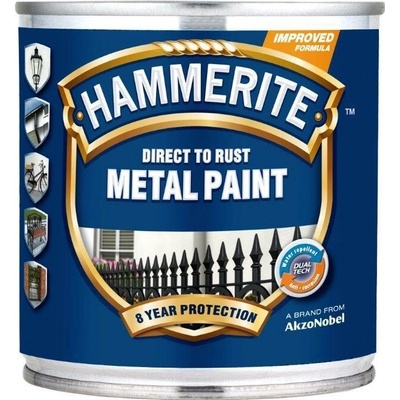 Hammerite Smooth 0,25 l striebristá