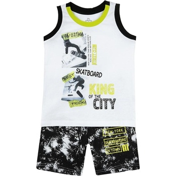 CHICCO Boys Shorts And Tee Set White/Multi - 104