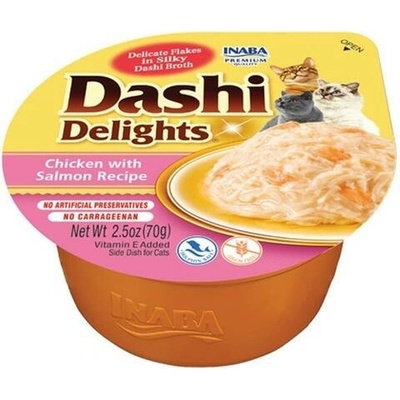 Inaba Dashi Delights cat Kura s lososom 70 g