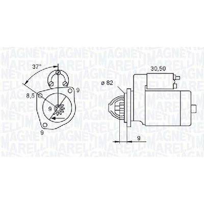 Startér MAGNETI MARELLI 063721045010