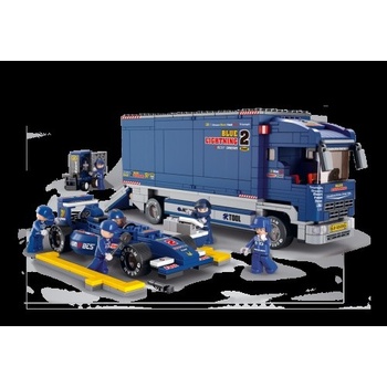 Sluban B0357 Formule F1 s přepravním náklaďákem