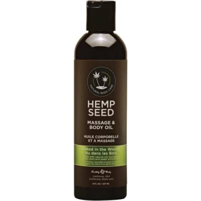 Earthly Body Масажно олио с масло от коноп Naked In The Woods 237 ml