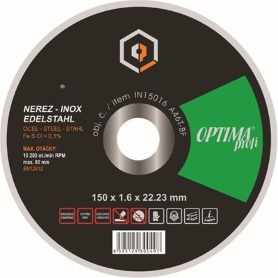 Optima Řezný kotouč profi 125 x 0.8 mm IN12508