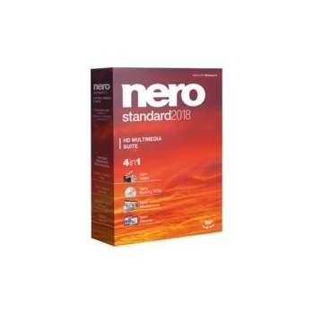 Nero Standard 2018 Suite, CZ elektronicky (EMEA-10080000/1291)