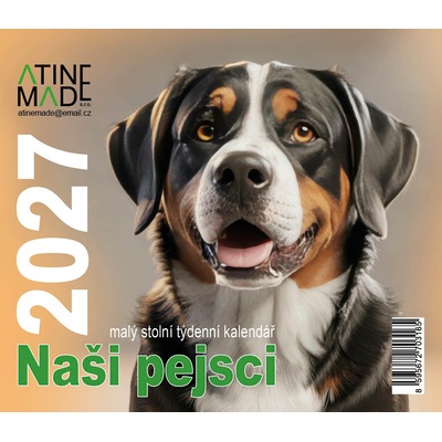 Naši pejsci, malý stolní, týdenní, 13 x 15 cm 2027