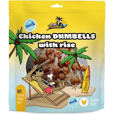 Pet Paradise Chicken Dumbells with Rice 230 g