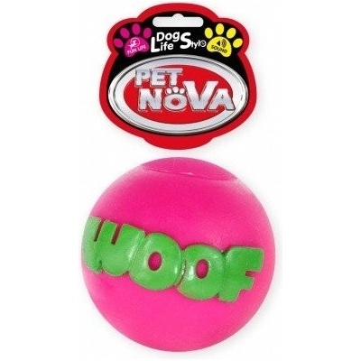 PET NOVA DOG LIFE STYLE Ball WOOF 8 cm
