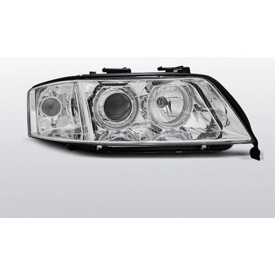 TUNING-TEC Predné svetlá, AUDI A6 A6, 2001-2004, ANGEL EYES CHROM XENON