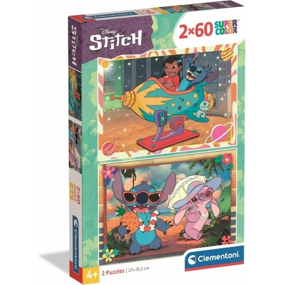 Clementoni Stitch 2x60 dielov