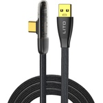 Lito Кабел за данни с USB конектори, Type-C, 1m - Lito (LD11) - черен