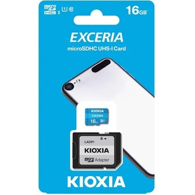 Toshiba KIOXIA microSD Exceria 16GB C10/UHS-I LMEX1L016GG2