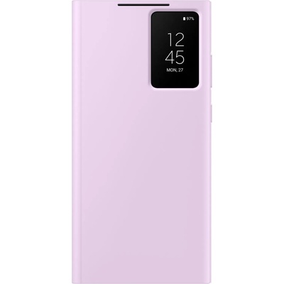 Samsung Оригинален калъф Samsung Clear View Case за Samsung Galaxy S23 Ultra - Лилав, EF-ZS918CVE