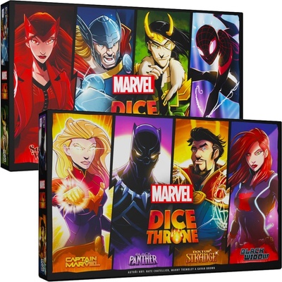 REXhry Marvel Dice Throne Sada 1 a 2 + Sada promo karet