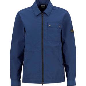 Barbour International Риза с дълъг ръкав Barbour International Men's Inline Cotton Long Sleeve Overshirt - Insig Blue BU77