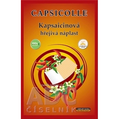 CAPSICOLLE Kapsaicínová hrejivá náplasť 12x18 cm 1x1 ks