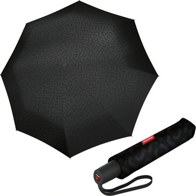 Reisenthel deštník Umbrella Pocket Mini signature black hot print