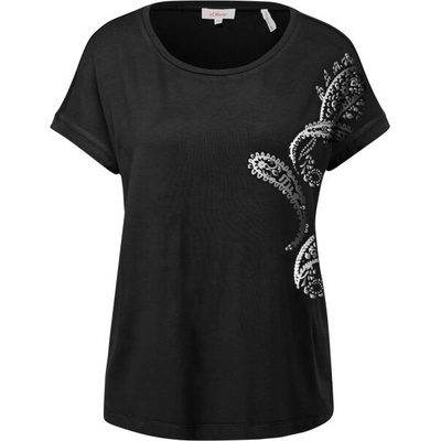 s.Oliver RL T-SHIRT černá