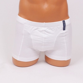 Мъжки боксер в бял цвят от еластична материя