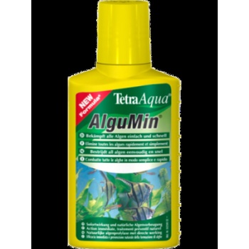 Tetra AlguMin - медикамент против алги, за борба с нежеланите, паразитни водорасли и зеленясването на водата в аквариума - 250 мл