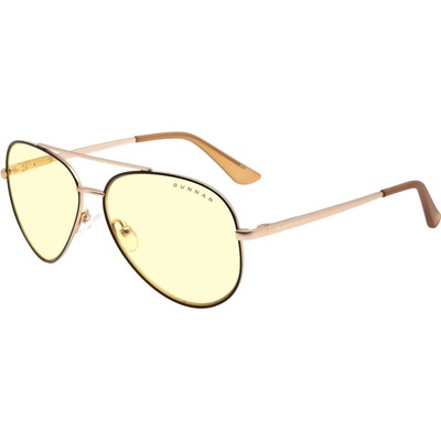 Gunnar MAVERICK BLACK/GOLD, jantárová skla MAV-10901 – Zboží Živě