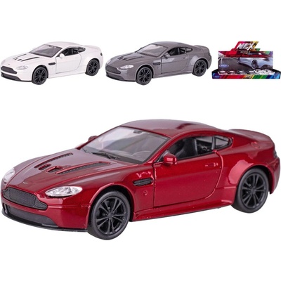 Welly Kovový model auta Aston Martin Vantage s odpružením a spätným naťahovaním 1:36