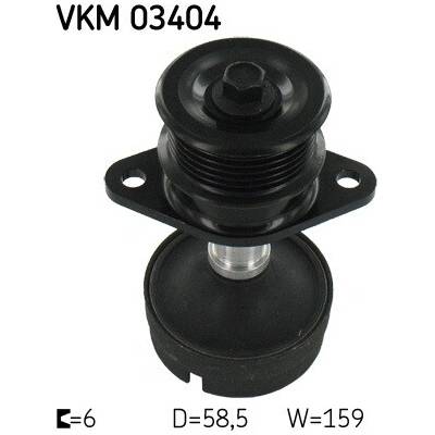 Voľnobeżka alternátora SKF VKM 03404