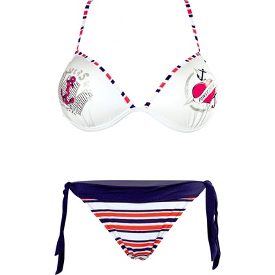 Power Swim dámske plavky s výstužou S153 biela